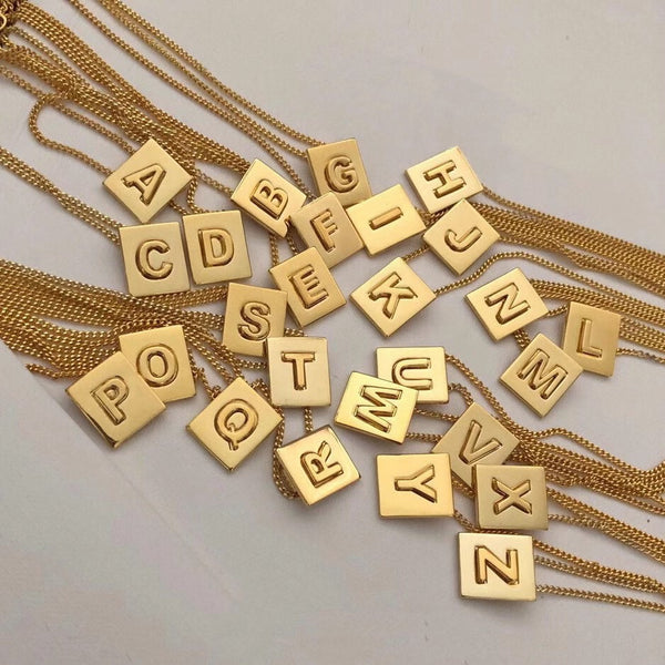 Celine Alphabet necklace
