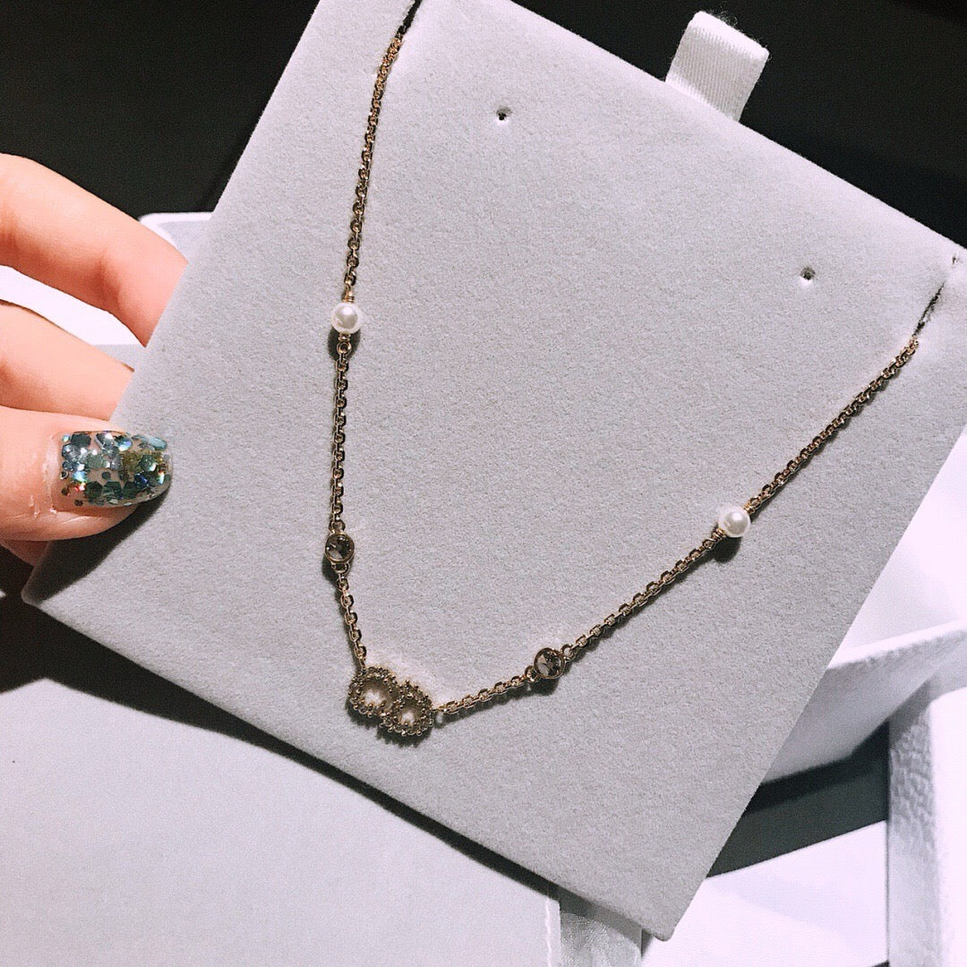 Dior diamond necklace